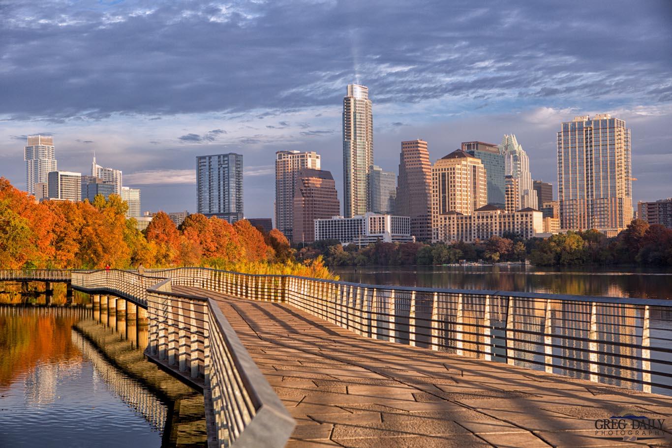 Downtown Austin from the boardwalk