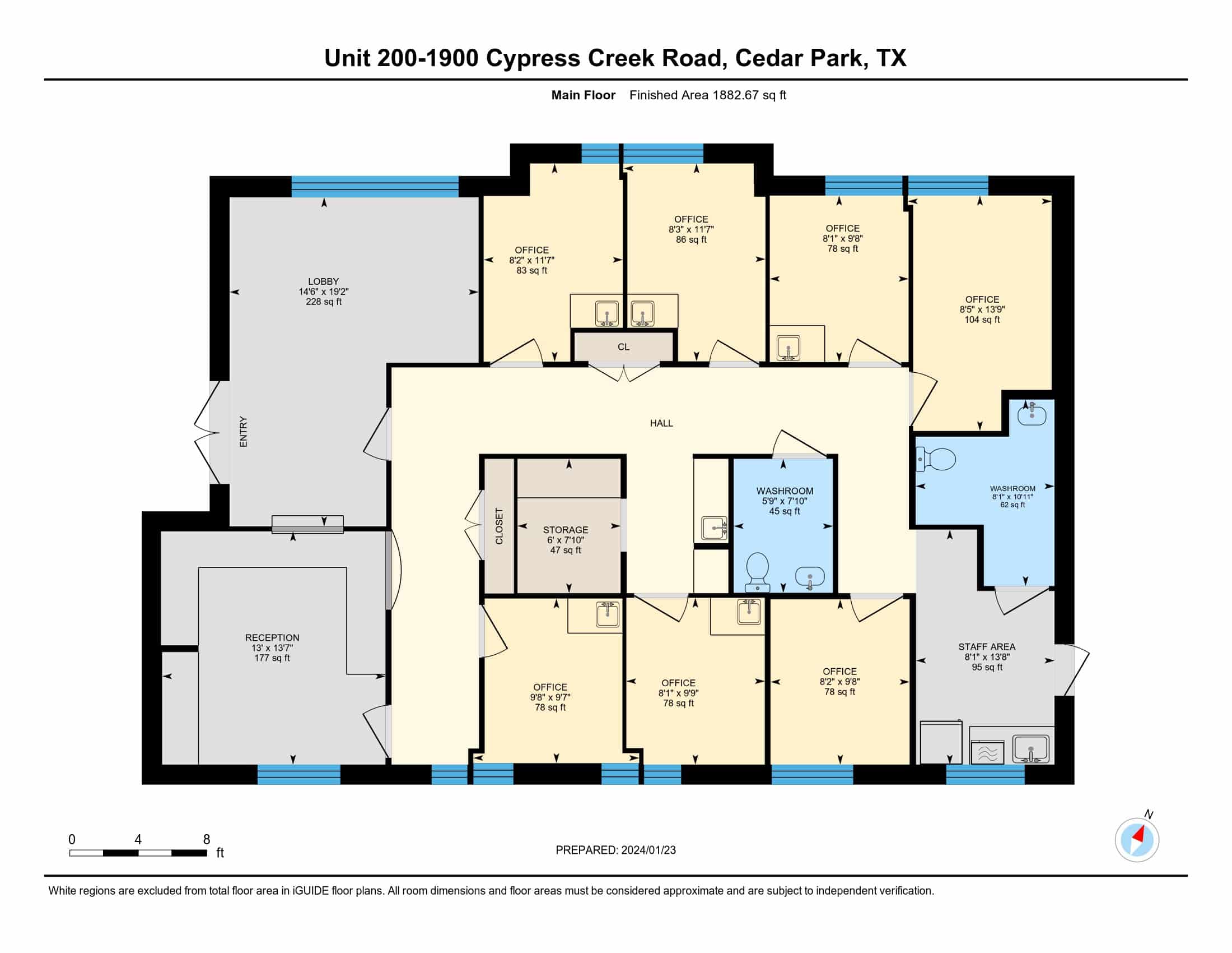 Commercial As Built Floor Plan